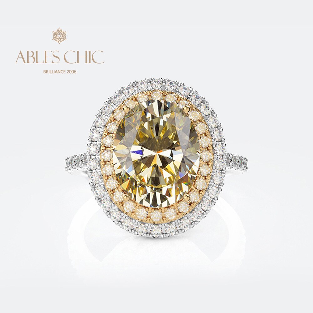 Halo-Ring mit Zirkonia-Pavé R0403