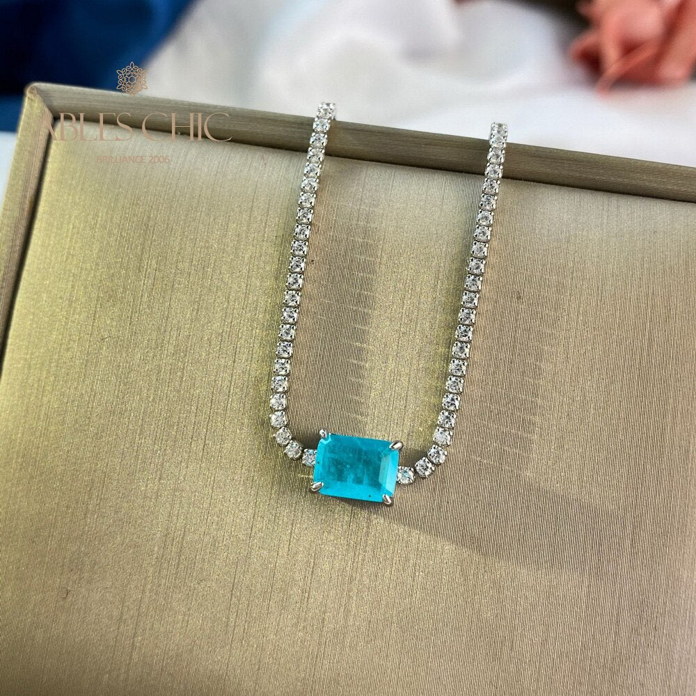 Lab Paraiba Tennisarmband B0539
