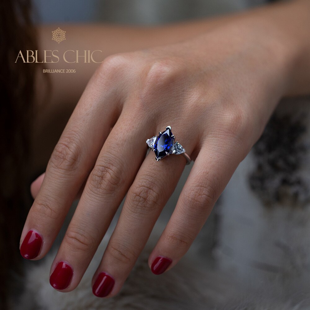 Diamant-Verlobungsring mit 3 Steinen R0313
