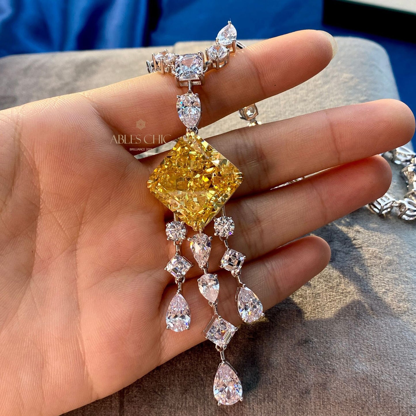 Imperial Topaz Chanderlier Anhänger P0637