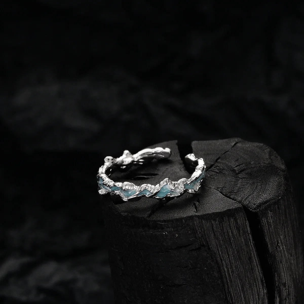 Original Emaille Unregelmäßiger Ring R1177