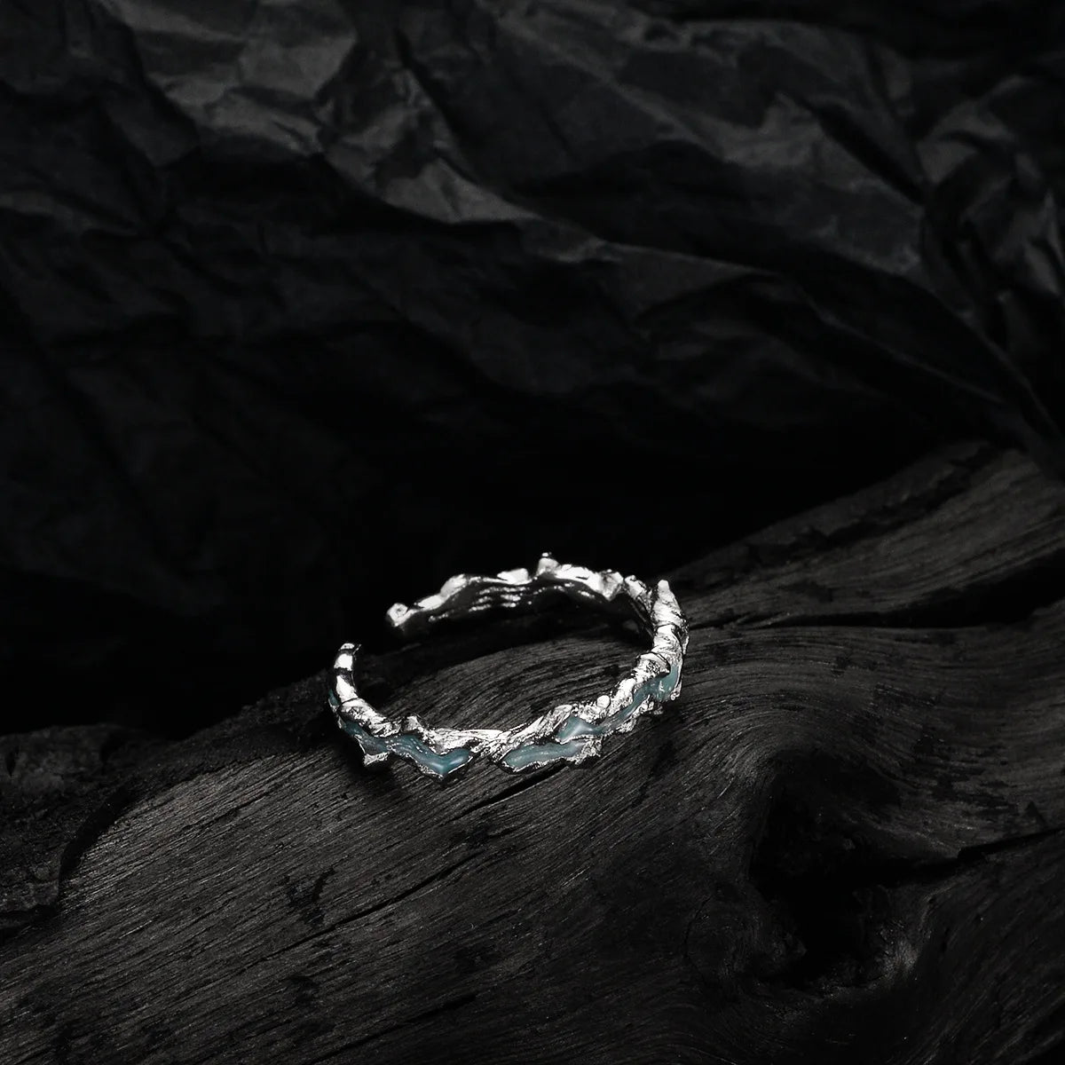 Original Emaille Unregelmäßiger Ring R1177