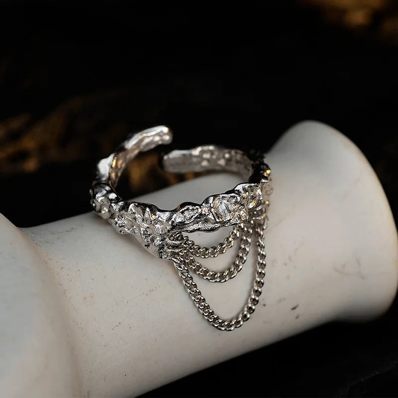Ketten Unregelmäßiger Ring R1168