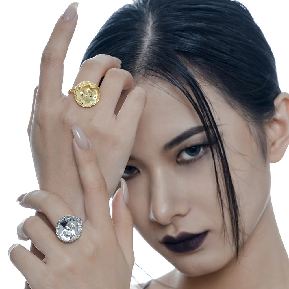 Halloween-Ring mit Alien-Textur R1231