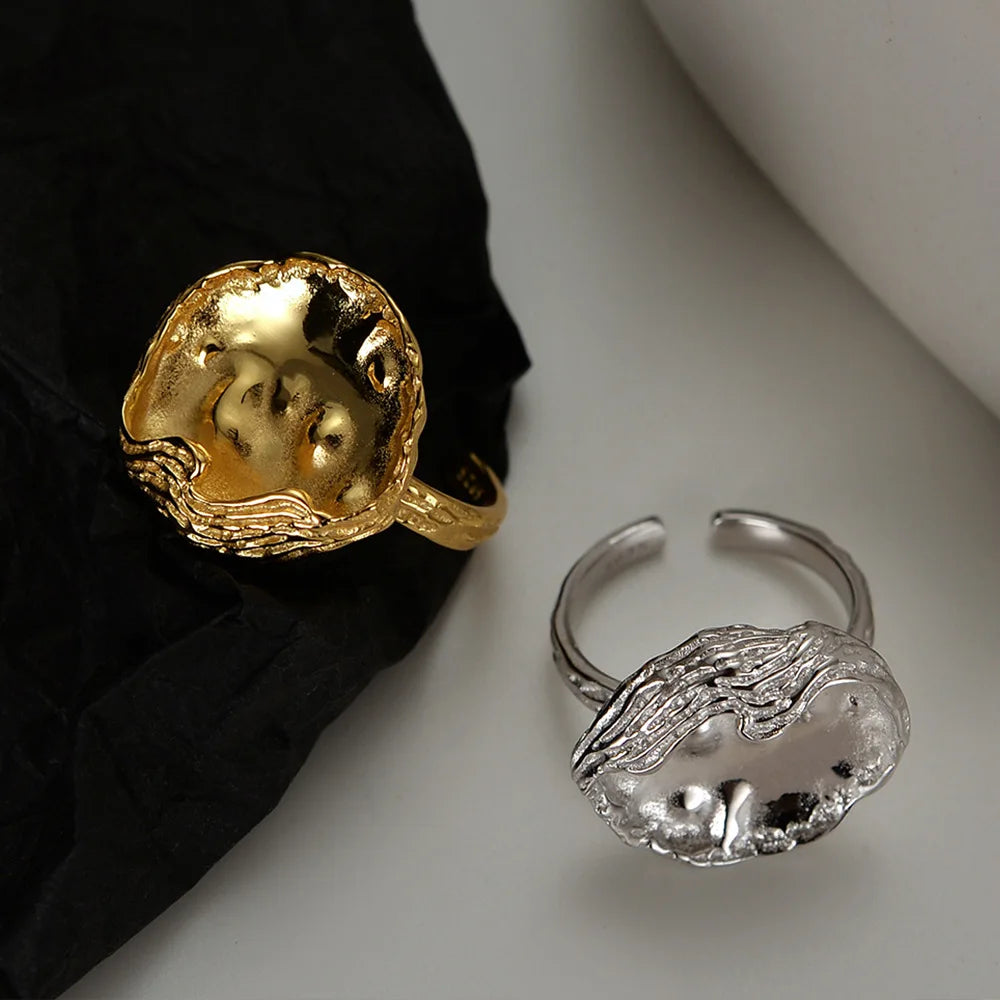 Halloween-Ring mit Alien-Textur R1231