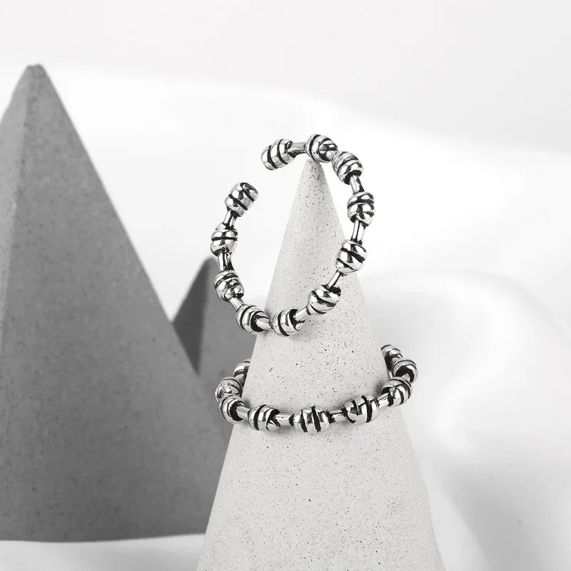 Antiker Knoten Unregelmäßiger Ring R1157