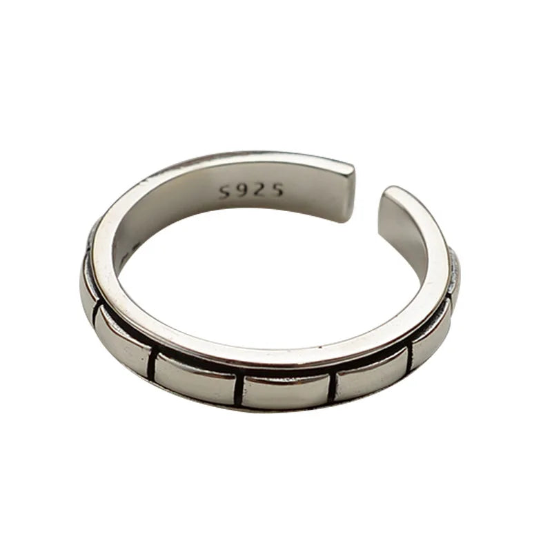 Dicker Ring mit antiker Textur R1282