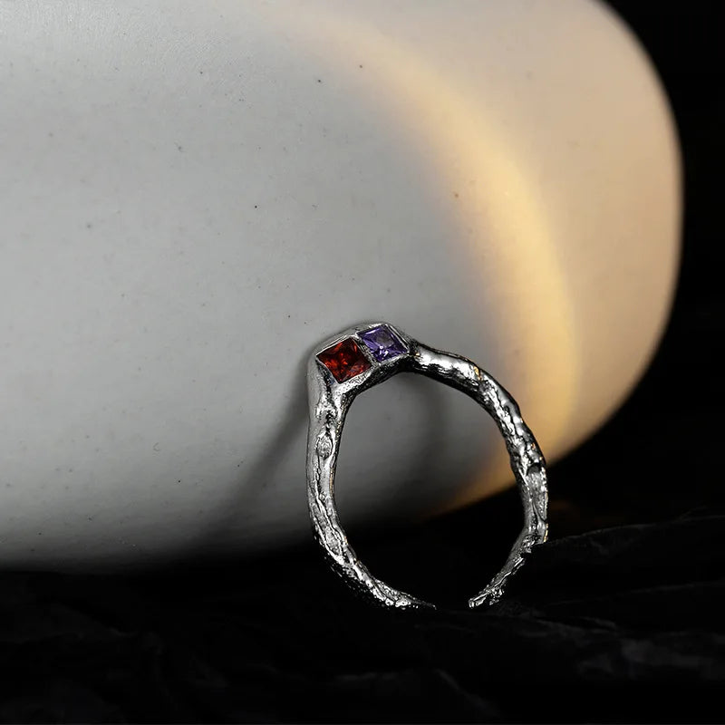 Textur CZ Ring R1277