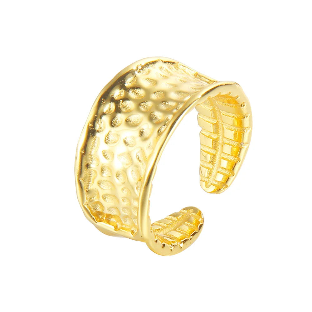 Unregelmäßiger Ring mit geschlagenen Punkten R110