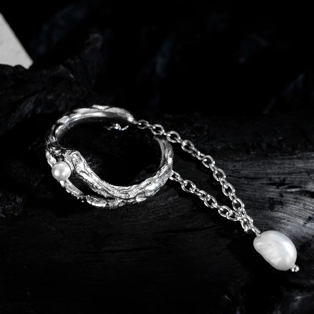 Halloween-Ring mit Perlenkette R1220