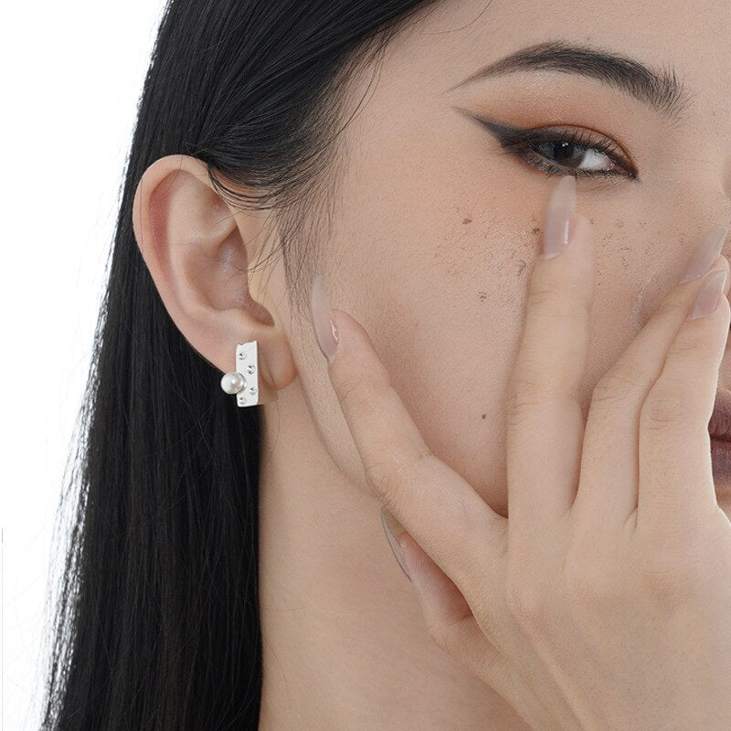 Käsescheiben-Piercing-Ohrringe E1034