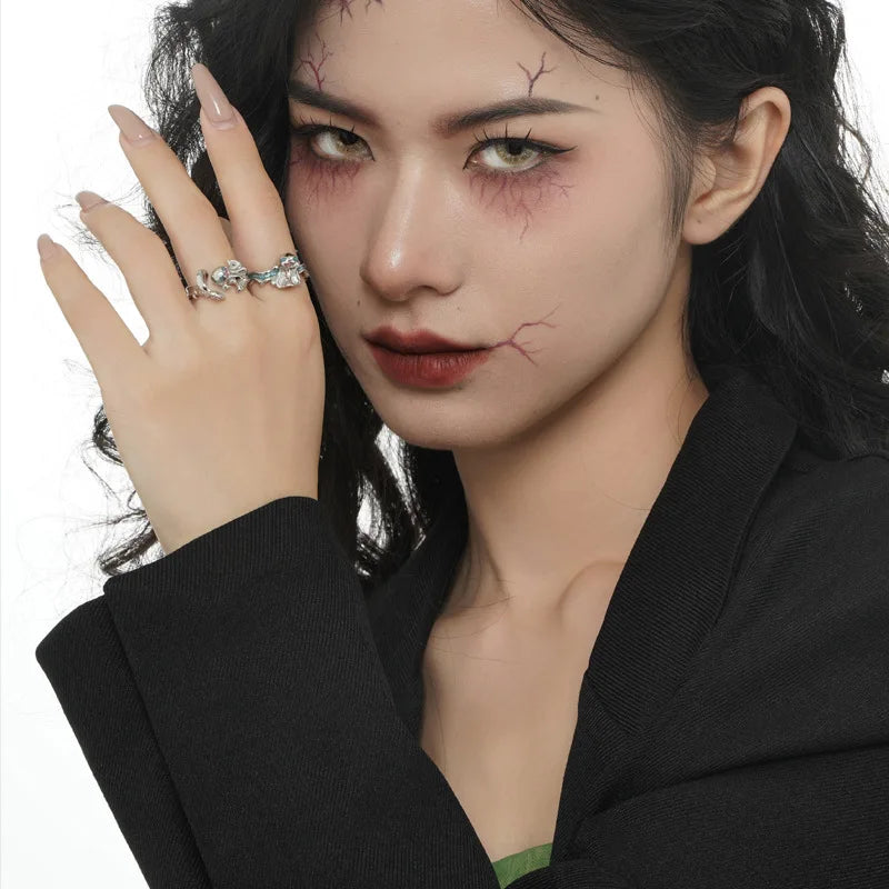Emaillierter Halloween-Partyring R1163