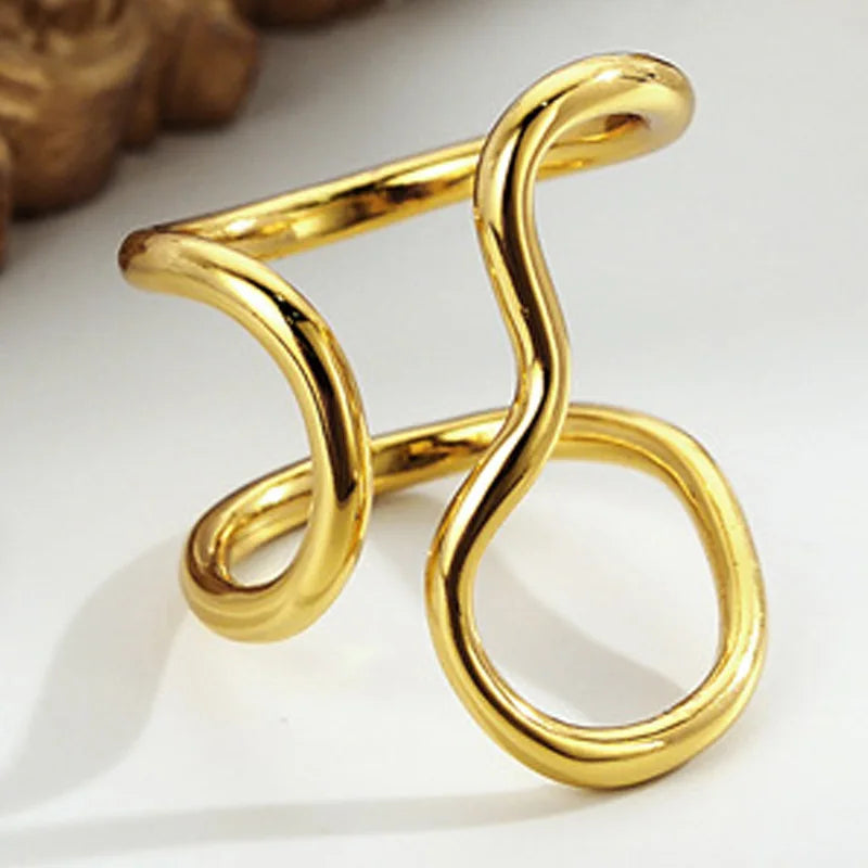 Filigraner offener Drahtring R1125