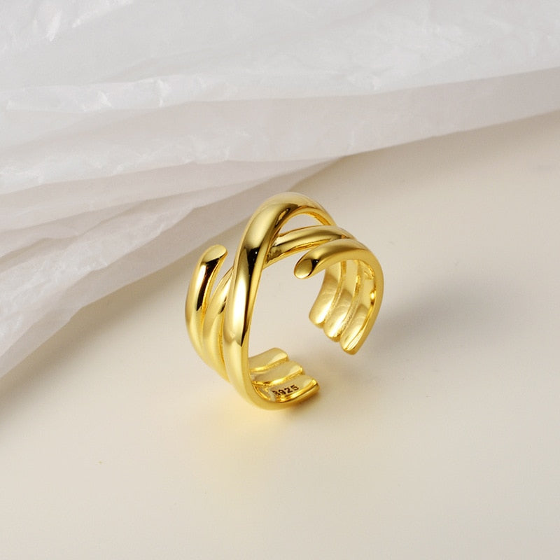 Geometrischer Streifen Unregelmäßiger Ring R1148