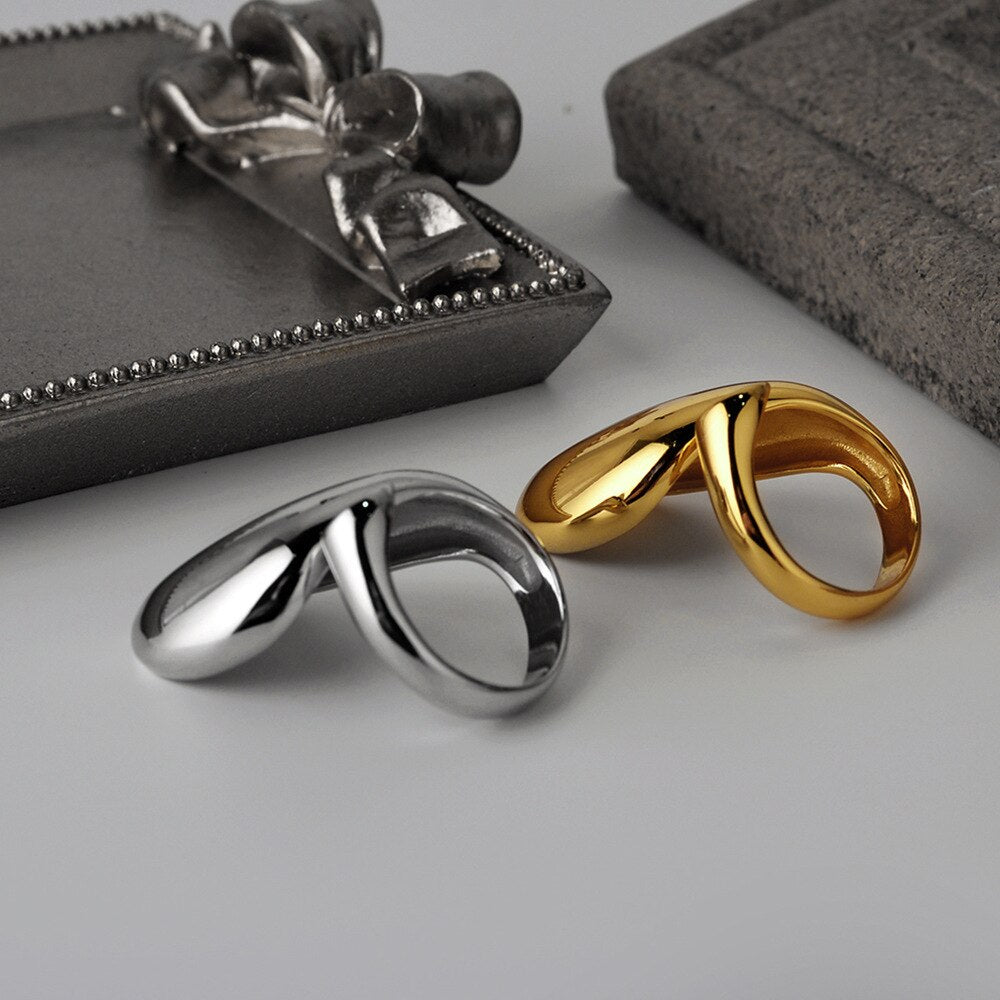 Unregelmäßiger Funky Chunky Ring R1128