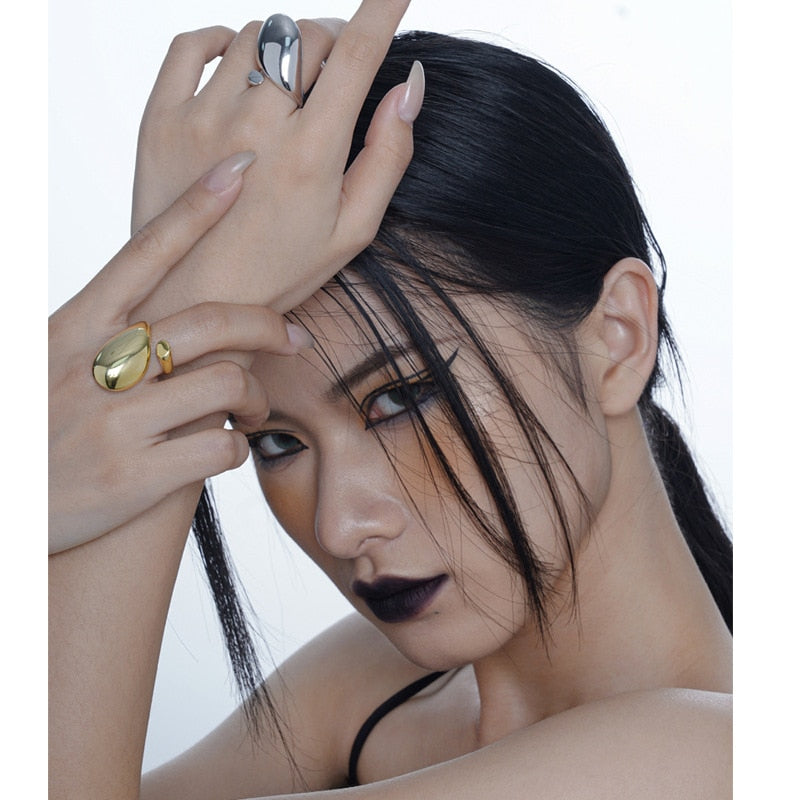 Unregelmäßiger Funky Chunky Ring R1128