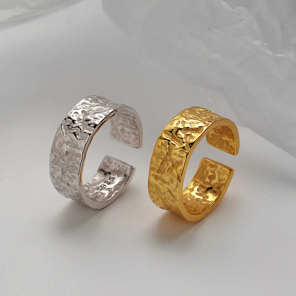 Gehämmerter unregelmäßiger Ring R119