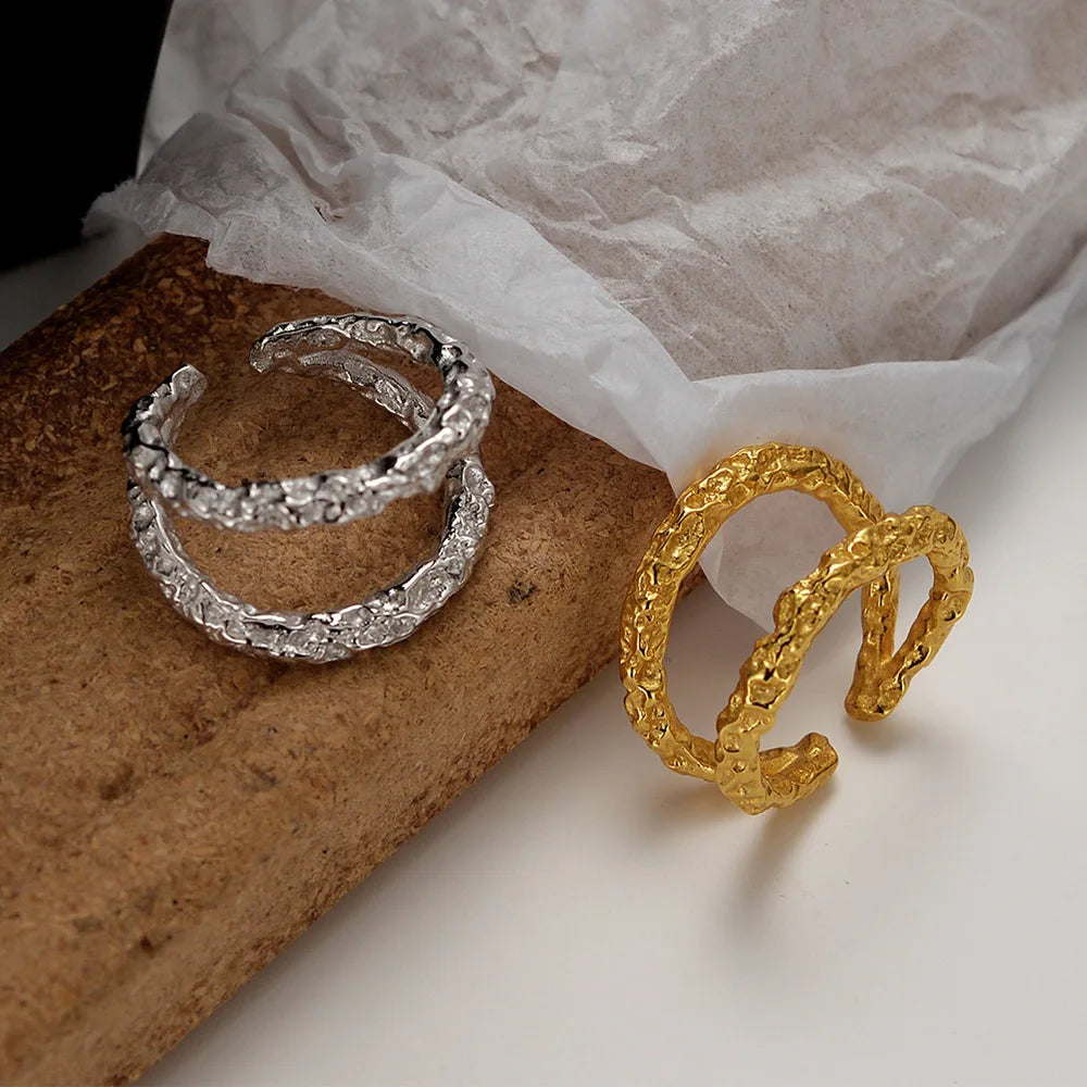 Dicker Draht Unregelmäßiger Ring R125