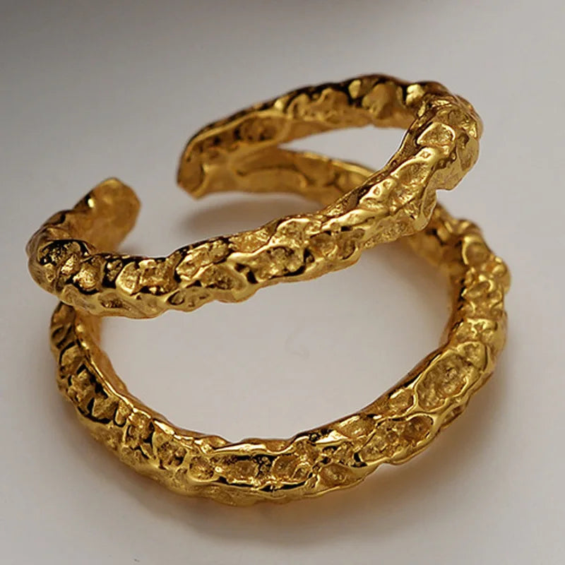 Dicker Draht Unregelmäßiger Ring R125