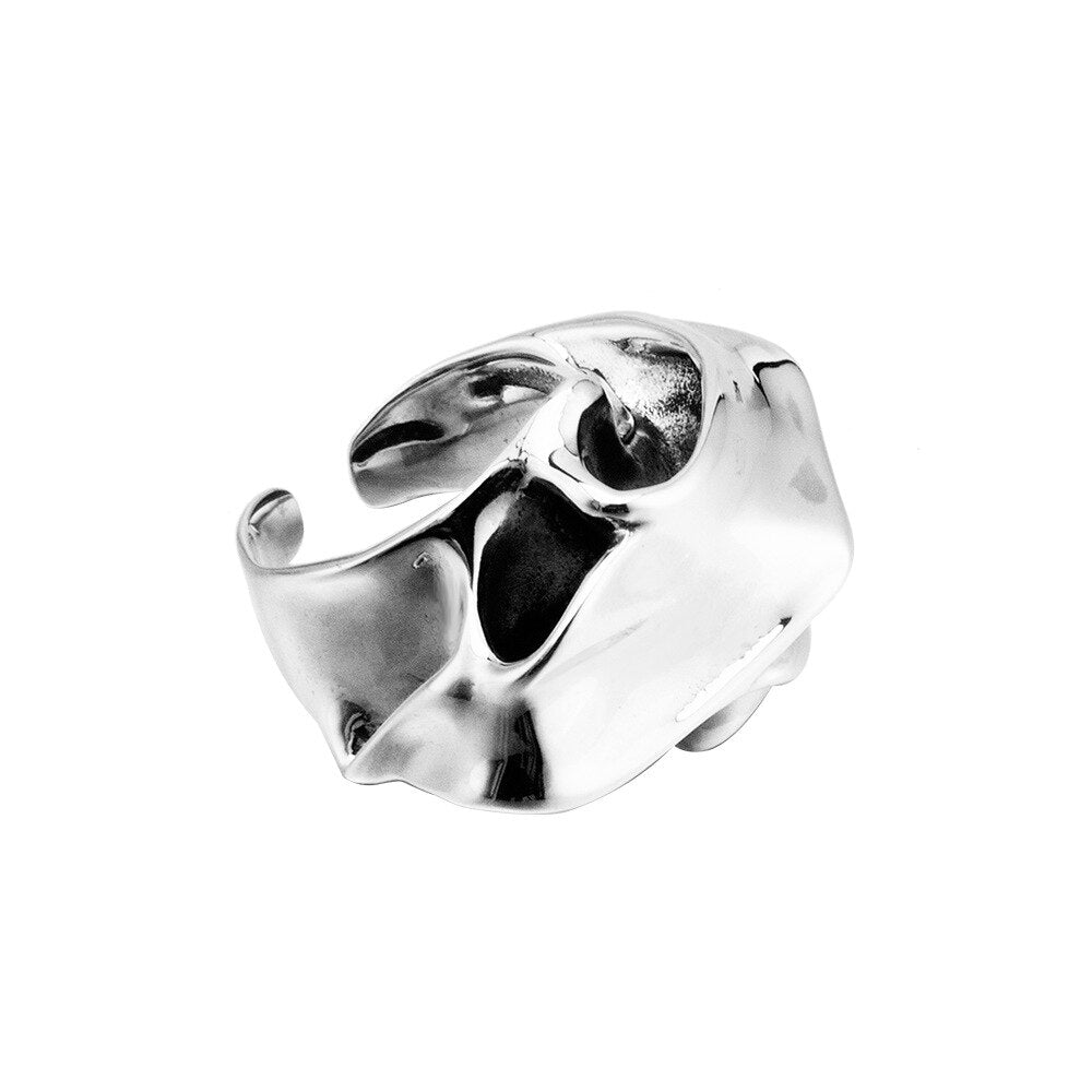 Polierter Rüschenring R1263