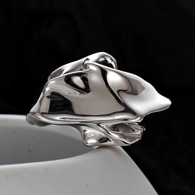 Polierter Rüschenring R1263