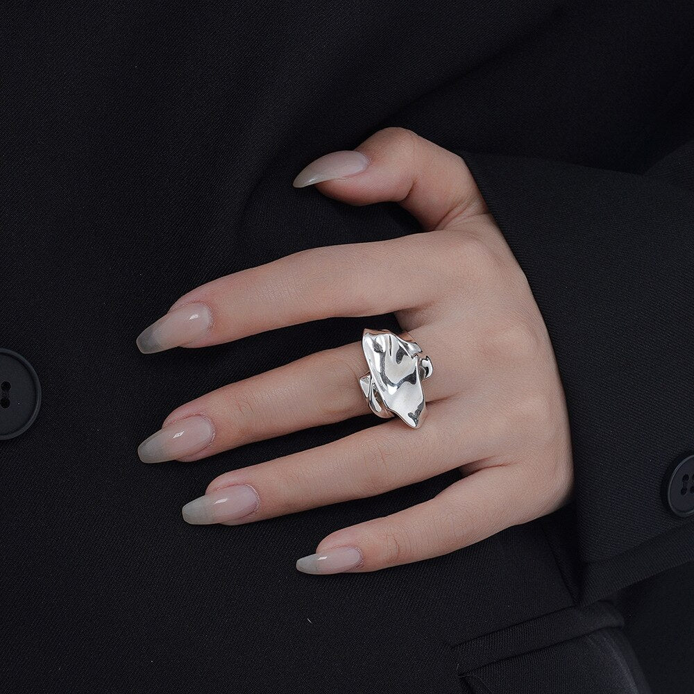 Polierter Rüschenring R1263