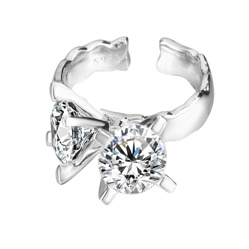 CZ Blumen-Ring R1088