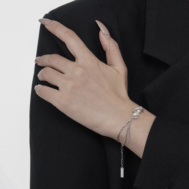 Barockperlen Quastenarmband B1000