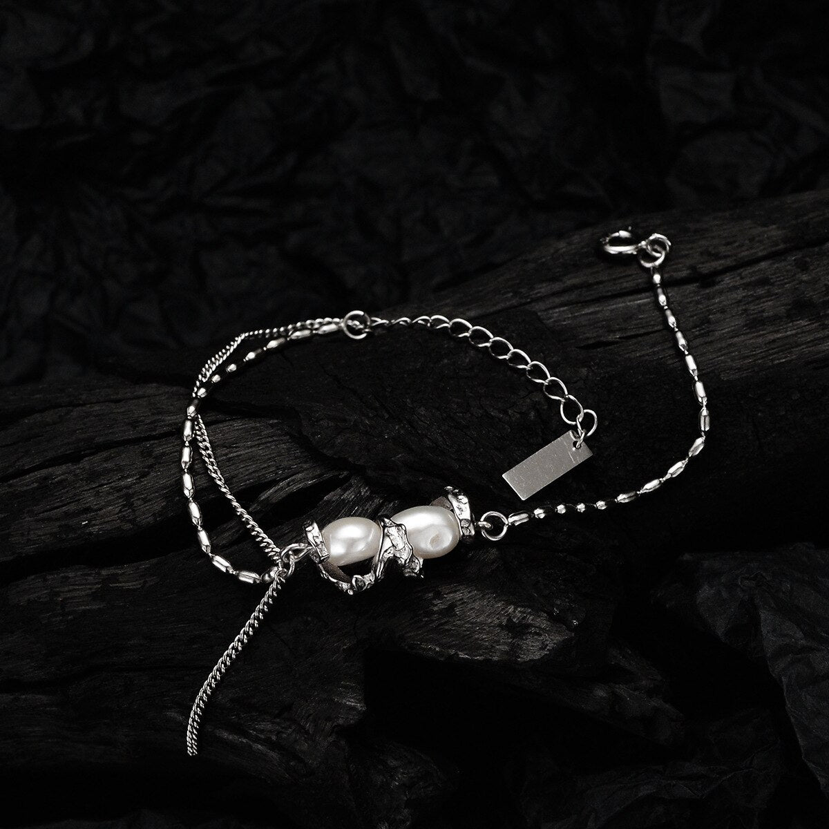 Barockperlen Quastenarmband B1000