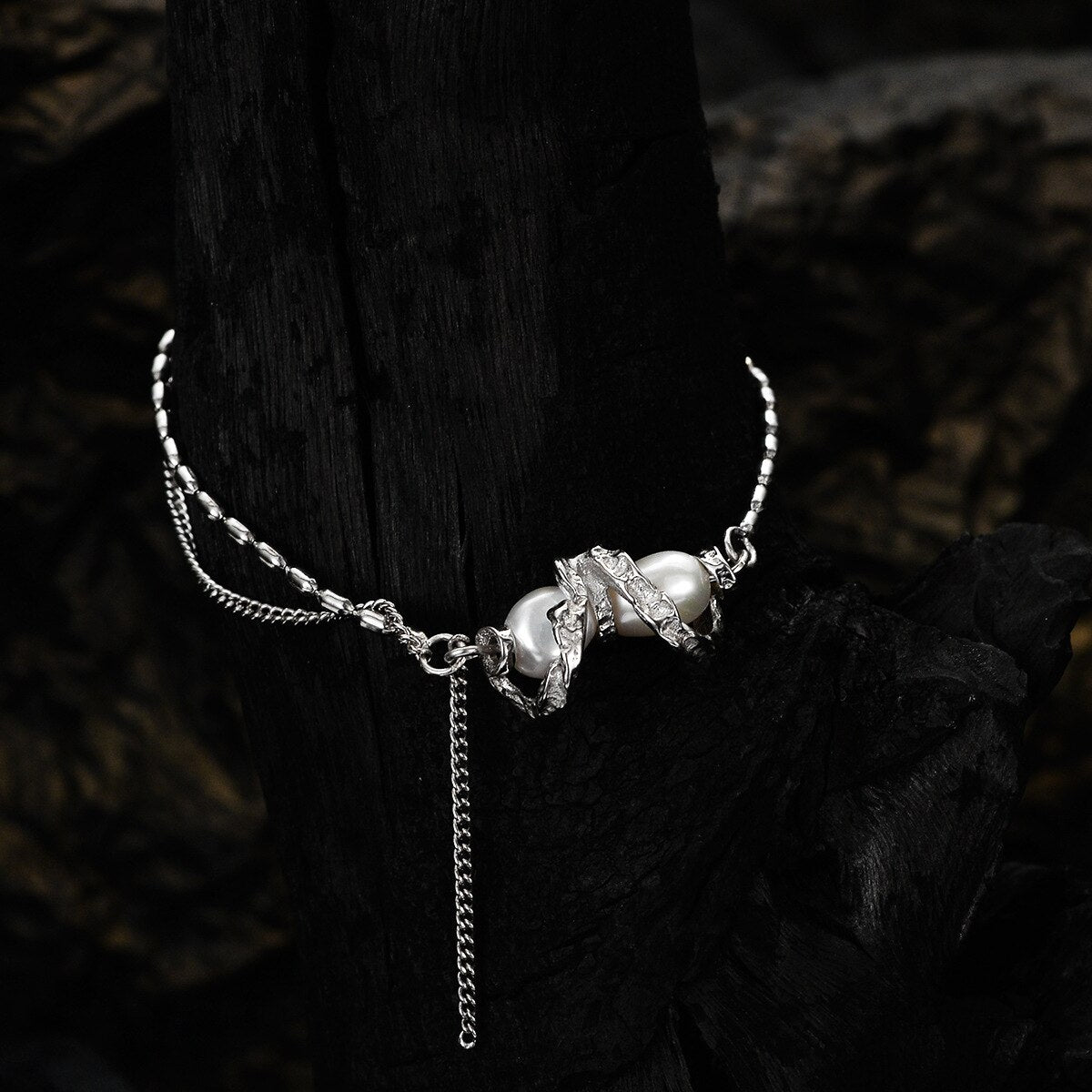Barockperlen Quastenarmband B1000