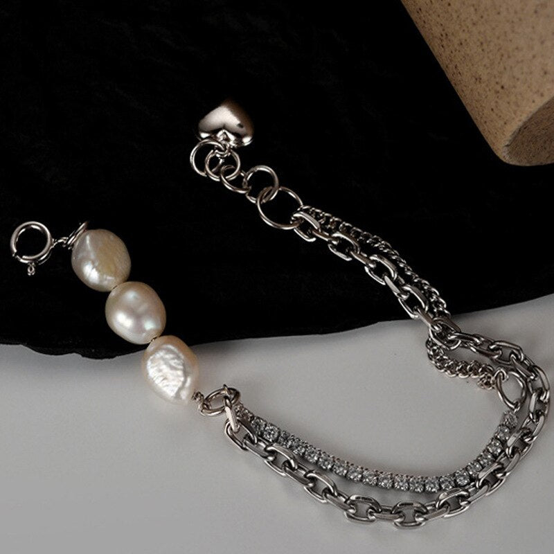 Barockperlen-Mehrkettenarmband B1036