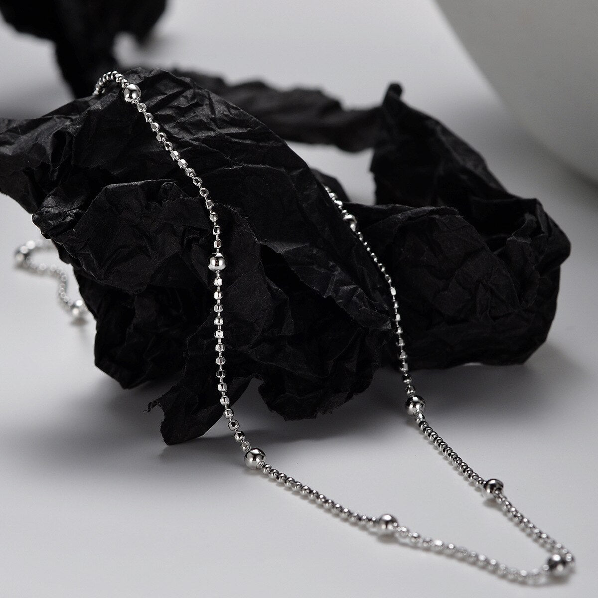 Perlenkette mit Kugelkette N1039