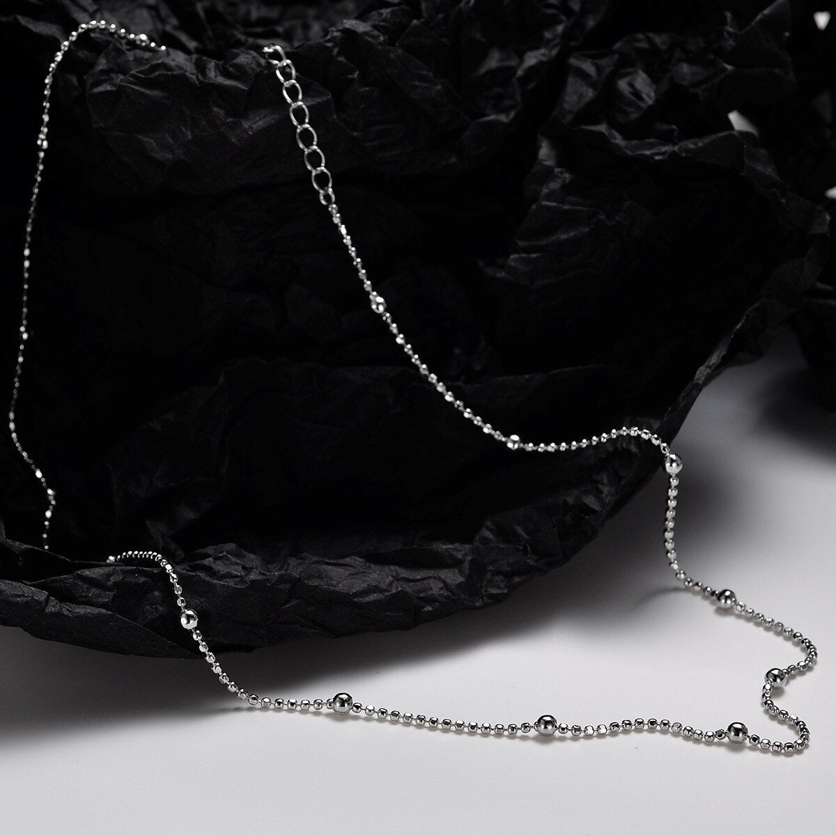 Perlenkette mit Kugelkette N1039