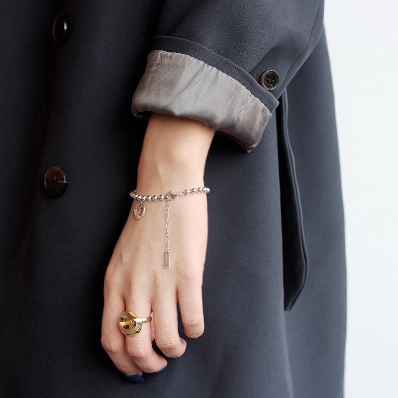 Elizabeth Münz-Kugelkettenarmband B1015