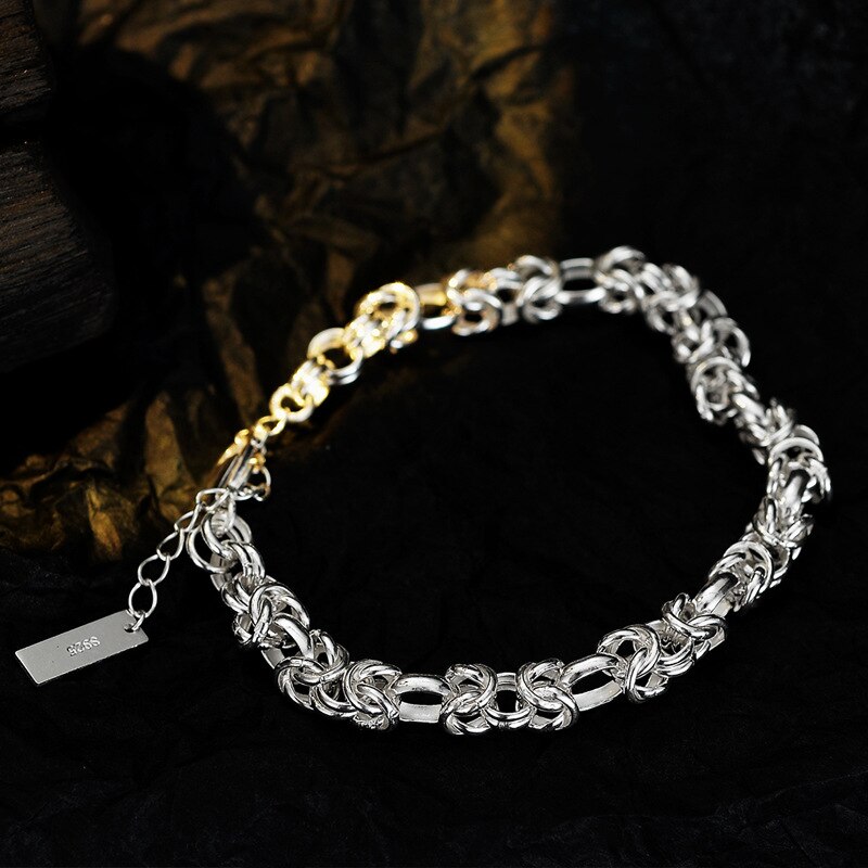 Schweres koreanisches Gliederarmband B1023