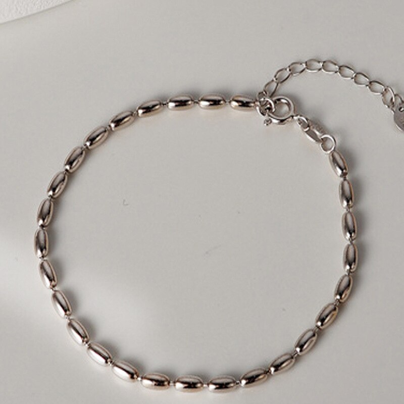 Rocailles-Perlen-Kettenarmband B1044