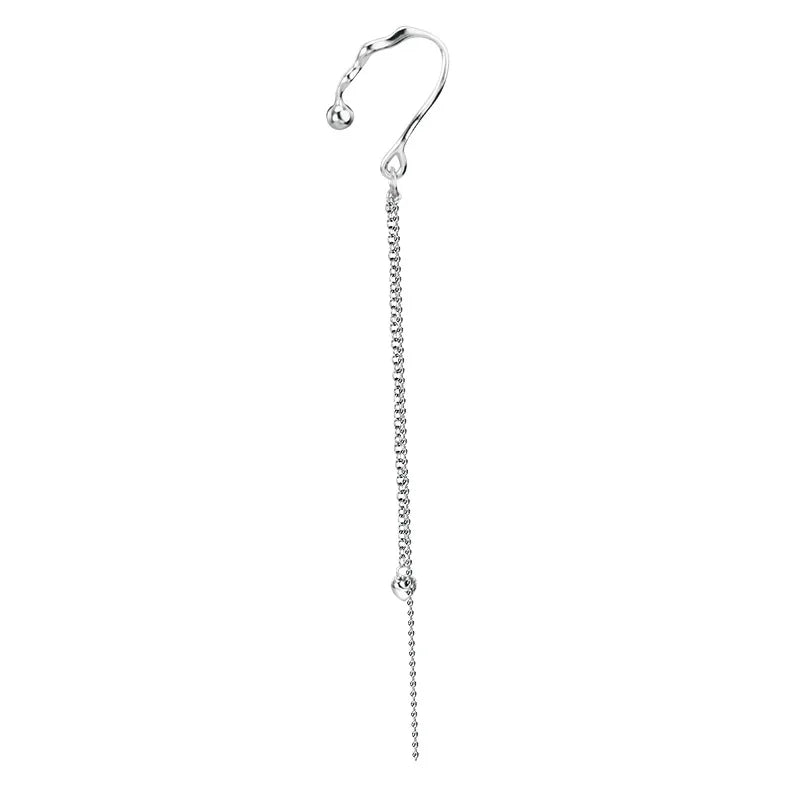 Quastenkette Alien Haken Ohrstecker E1136, 1 Stück