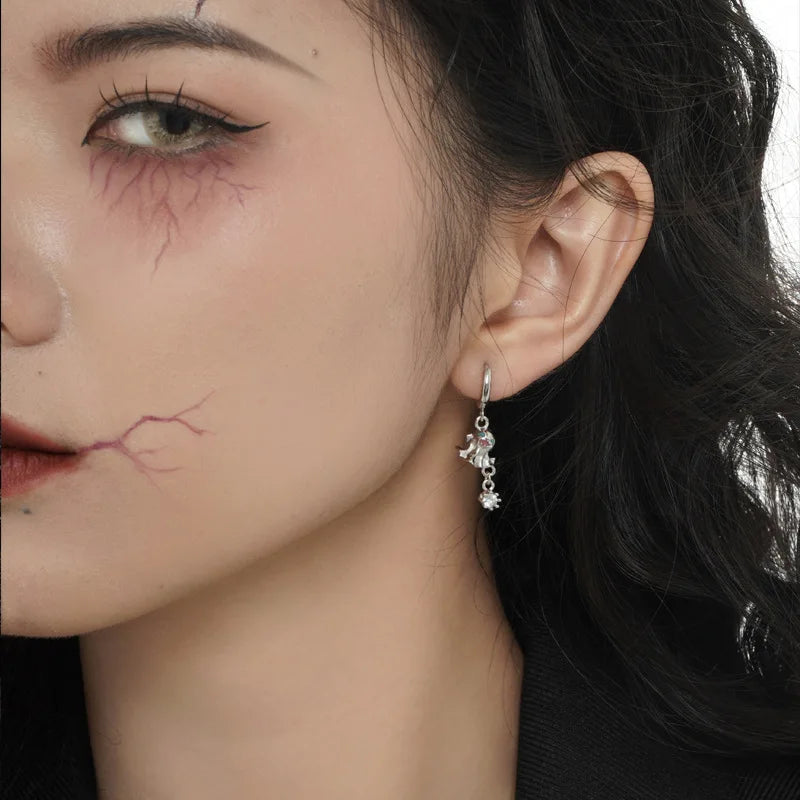 Spirit Emaille Halloween Ohrring E1119, 1 Stück