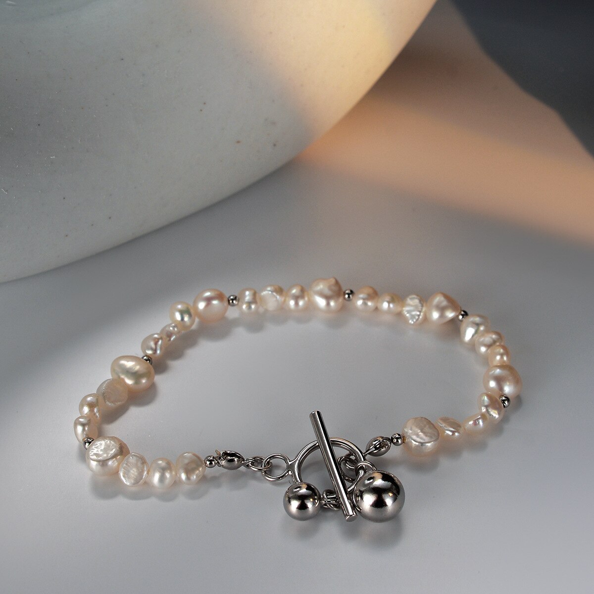 T-Barockperlen-Armband B1032