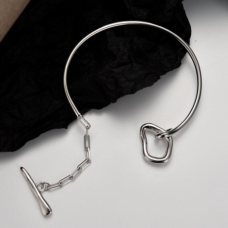 Dickes Draht-T-Bar-Armband B1037