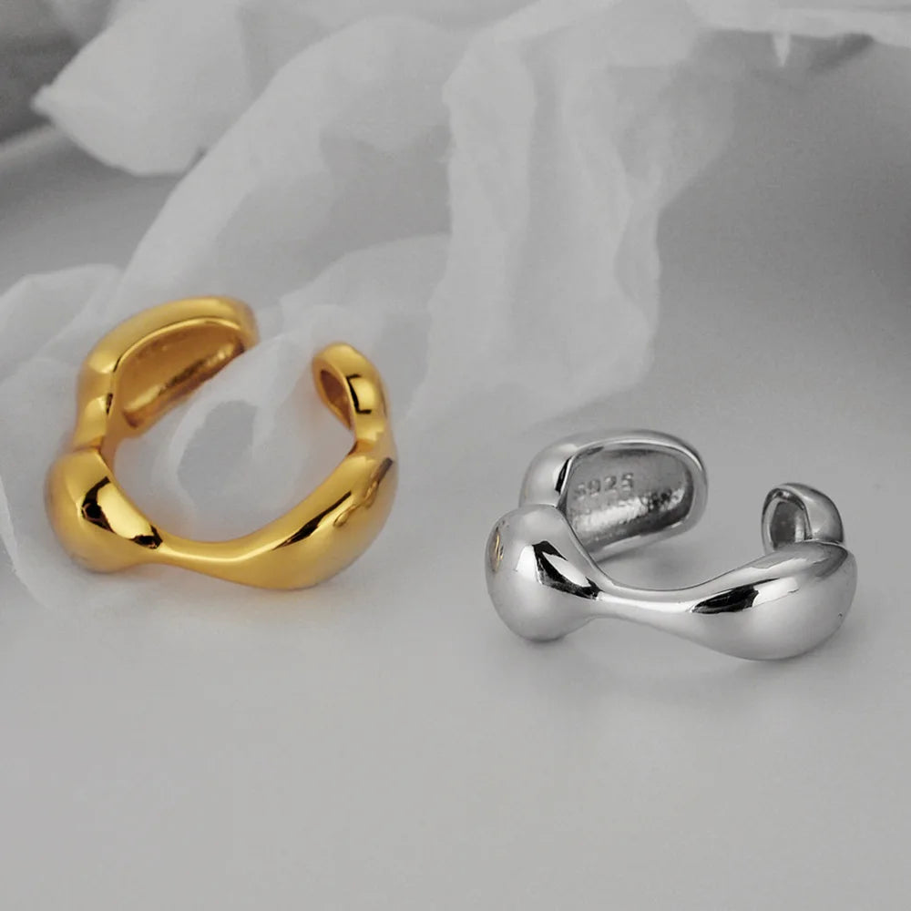 Unregelmäßiger Ring mit verschnörkelter Flüssigkeit R1107