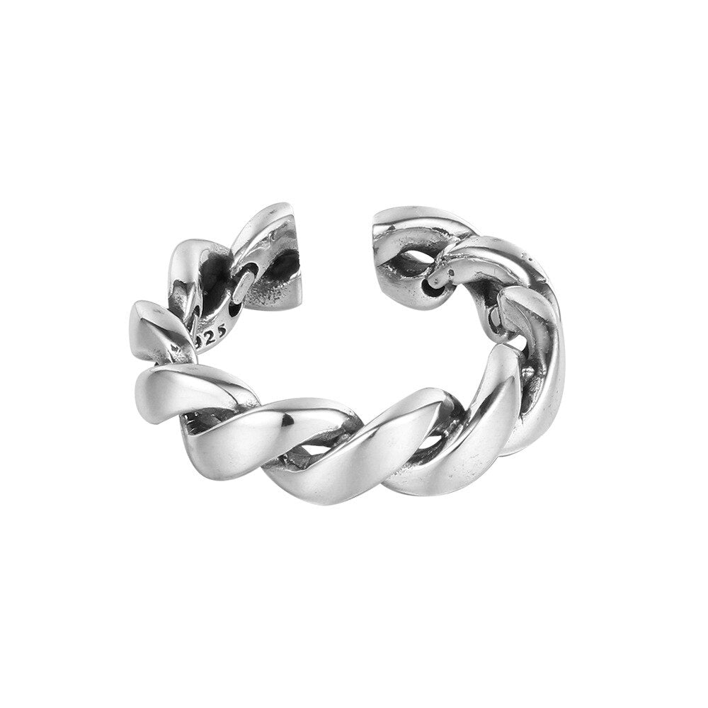 Dicker antiker Seilkettenring R1072