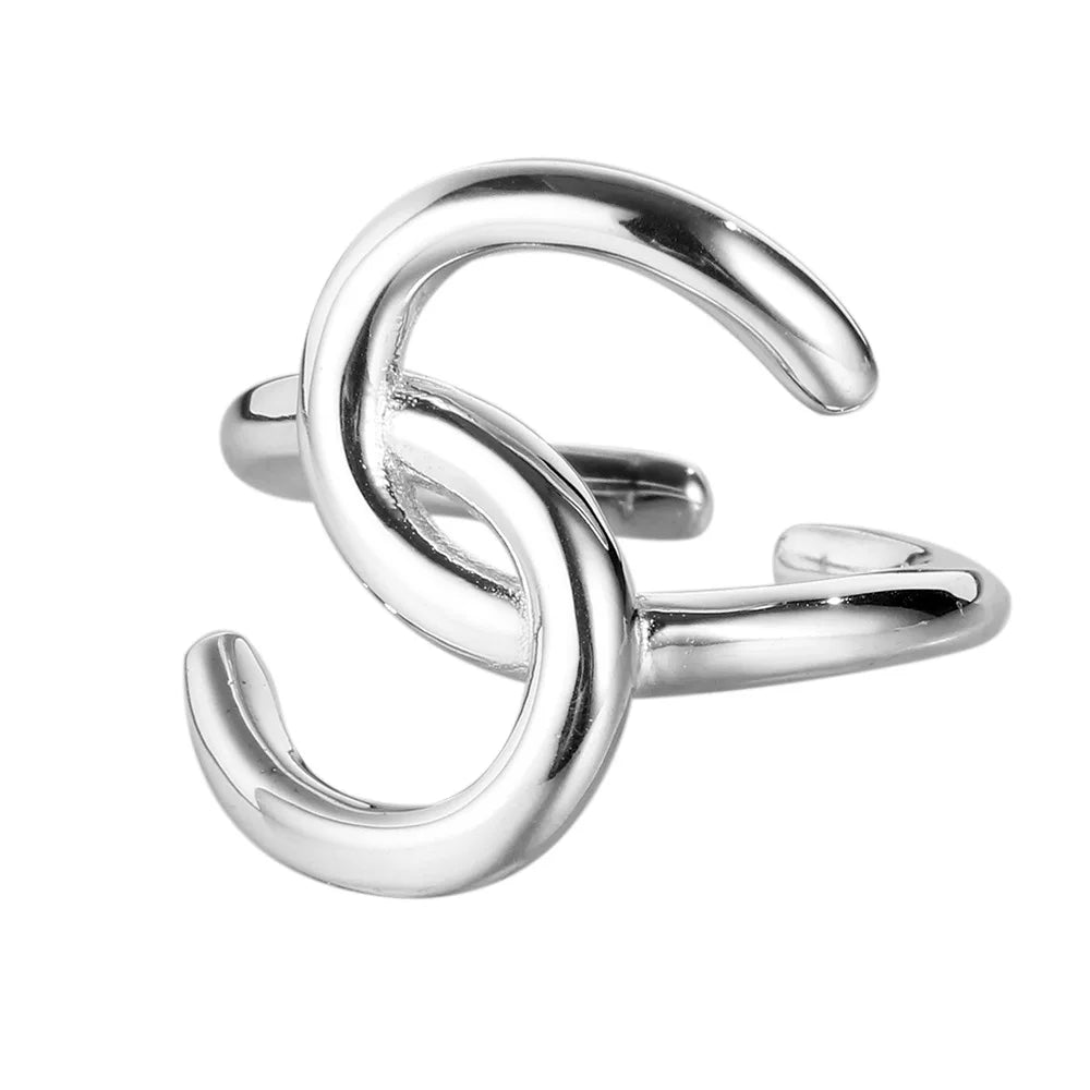 Offener Ring aus dickem Draht R1056