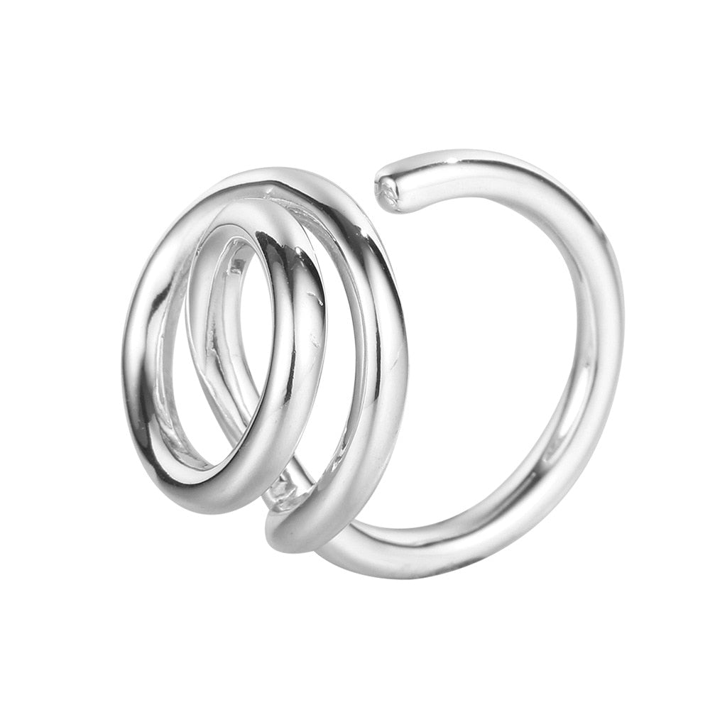 Dicker Draht Asymmetrischer Ring R1124
