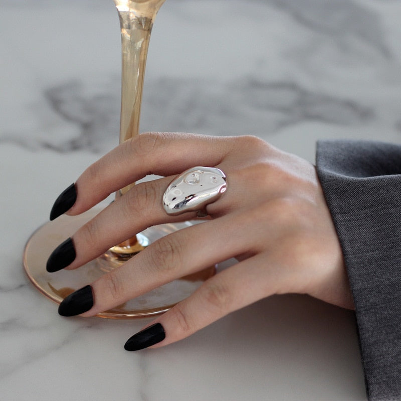 Breiter, klobiger Bohnenring R1012