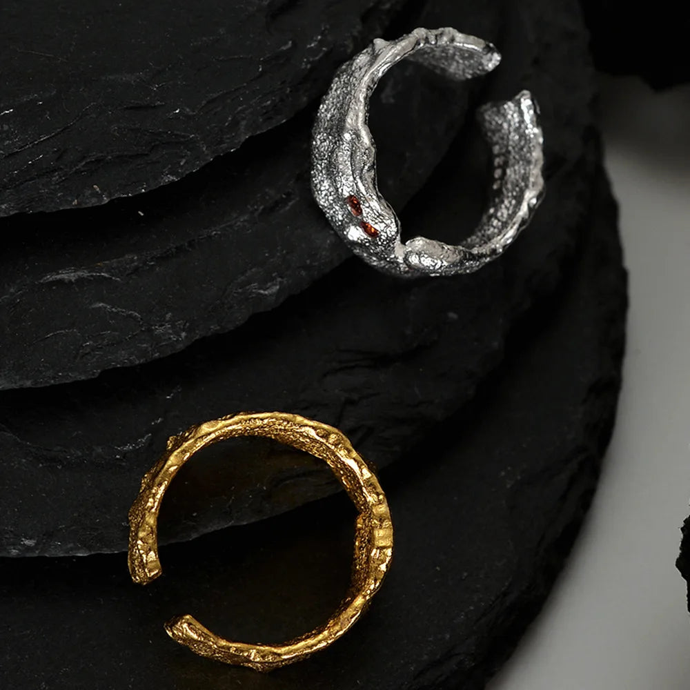 Breiter, klobiger, unregelmäßiger Ring R1217