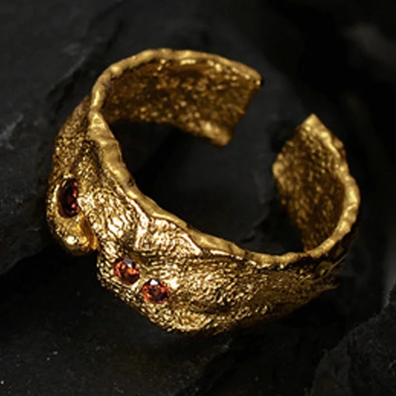 Breiter, klobiger, unregelmäßiger Ring R1217