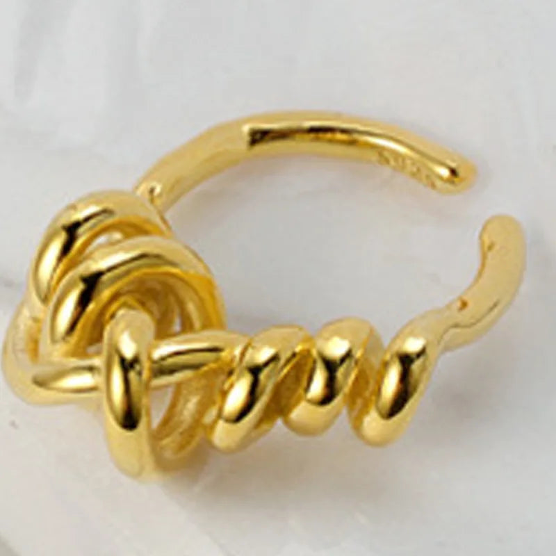 Offener Ring aus gewickeltem Draht R1096