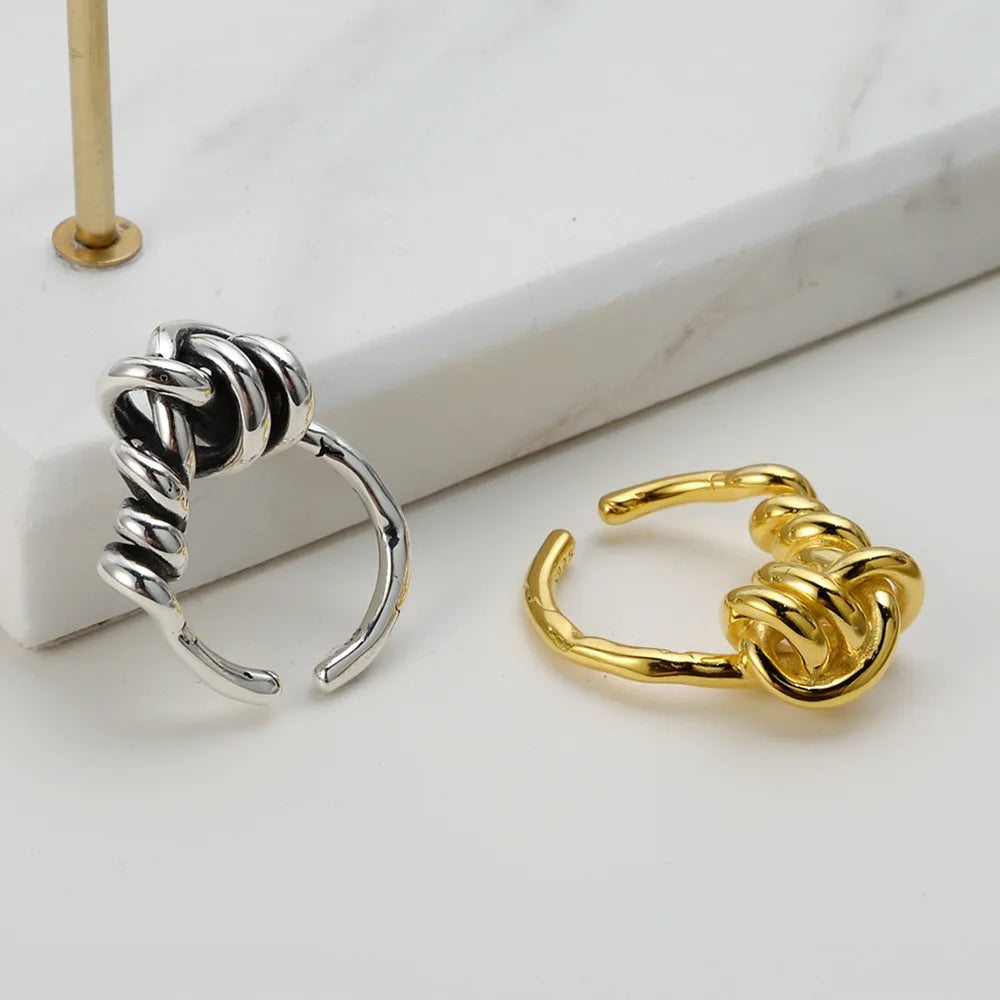 Offener Ring aus gewickeltem Draht R1096