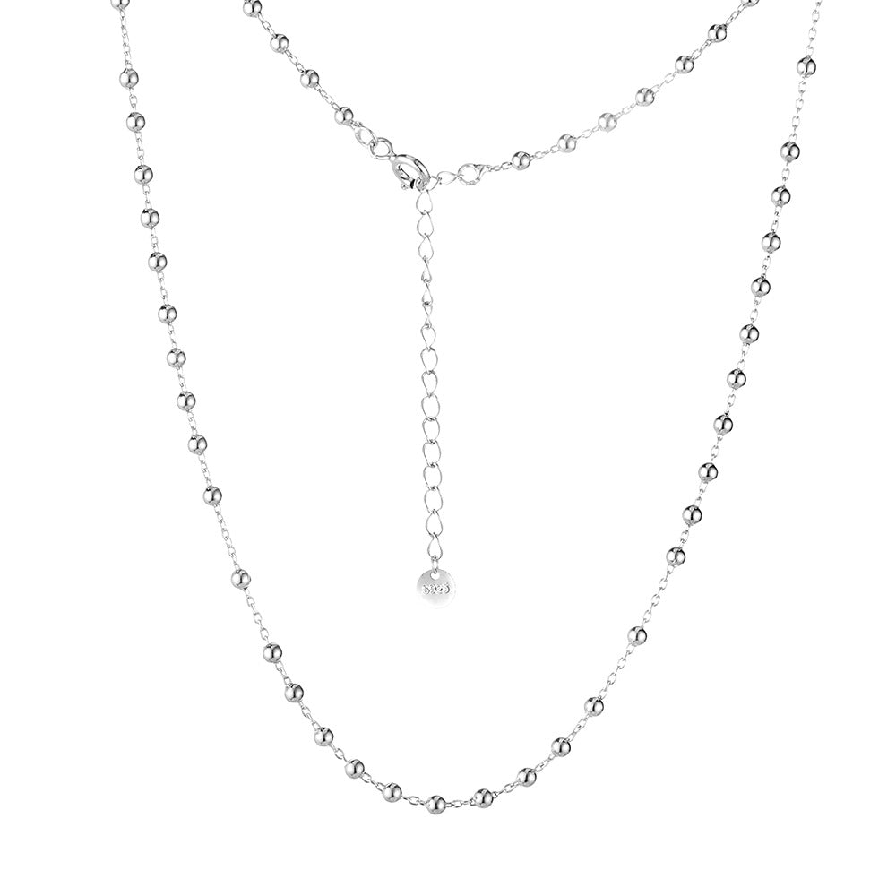 Kugelkette Spaced Beads Halskette N1029